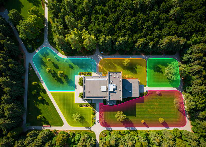 Kosiarka robotyczna Mammotion Yuka mini 2 800 Yuka2mini800_strefy