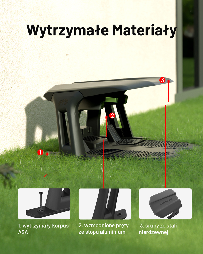 Daszek ochronny robotów Mammotion Yuka i Luba garaz_mammotion_1
