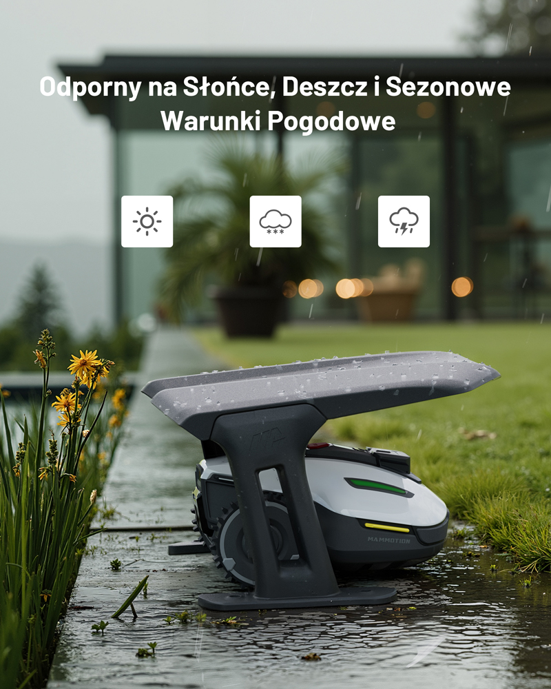 Daszek ochronny robotów Mammotion Yuka i Luba garaz_mammotion_2