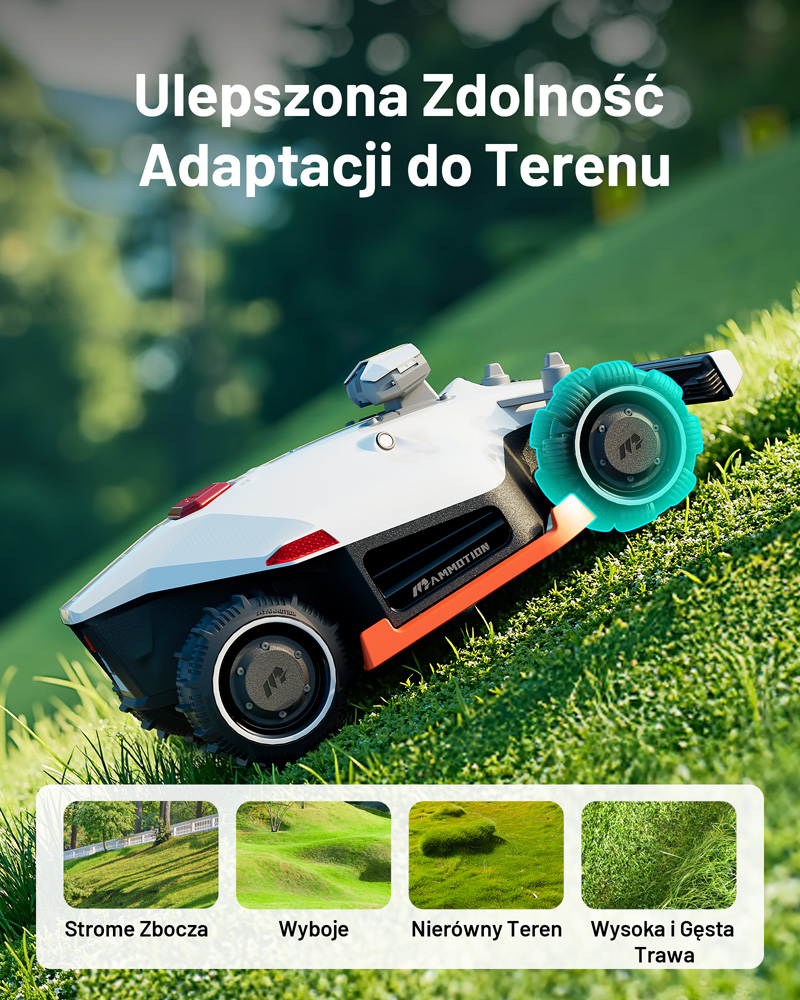 Koła przednie do robota Luba Mammotion kola_Luba_omni_2