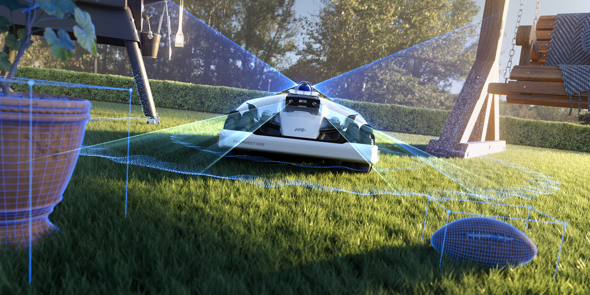 Kosiarka robotyczna Mammotion Luba 3 1500 AWD luba3_rozpoznawanie