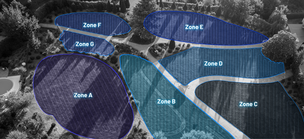 Kosiarka robotyczna Mammotion Luba 3 1500 AWD luba3_strefykoszenia