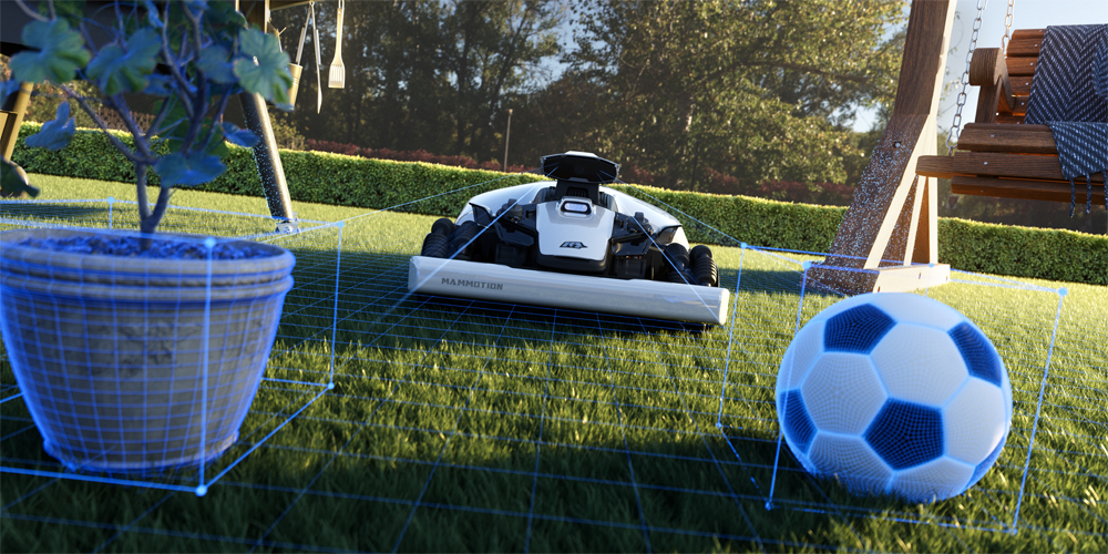 Kosiarka robotyczna Mammotion Luba mini 2 1000 AWD Luba_mini_przeszkody