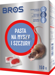 Trutka na myszy i szczury - pasta 150g Bros