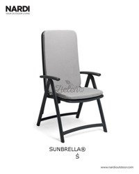 Poduszka do fotela Nardi Darsena Grigio Sunbrella