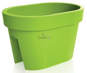 Donica na balustradę Lofly railing 400 limonka