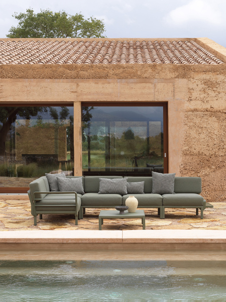 Sofa modułowa Nardi Maximo 5 Basalto + Timo Sunbrella