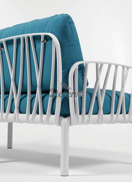 Sofa modułowa Nardi Komodo 5 Tortora acrilico Rosa Quarzo