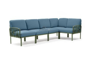 Sofa modułowa Nardi Komodo 5 Agave acrilico Adriatic Sunbrella
