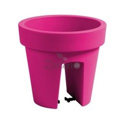 Donica na balustradę Lofly railing 250 fuksja