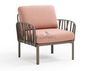 Fotel Nardi Komodo Tortora acrilico Rosa Quarzo