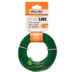 Żyłka tnąca Greenline gwiazdka 3,0mm 15mb Oleo-Mac