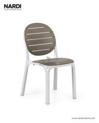Krzesło Nardi Erica Bianco Tortora