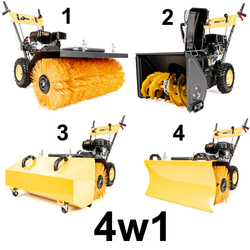 Odśnieżarka i zamiatarka 4w1 Cedrus ZM06-e