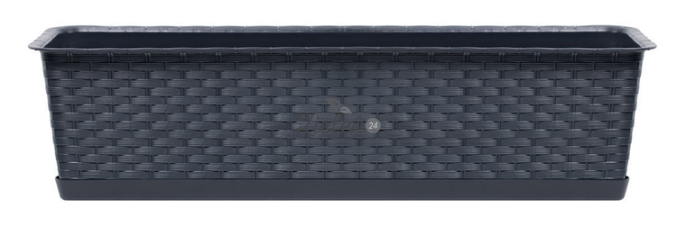 Skrzynka kwiatowa Ratolla Case 800P antracytowa