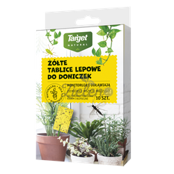 Tablice lepowe żółte do doniczek 10szt. Target