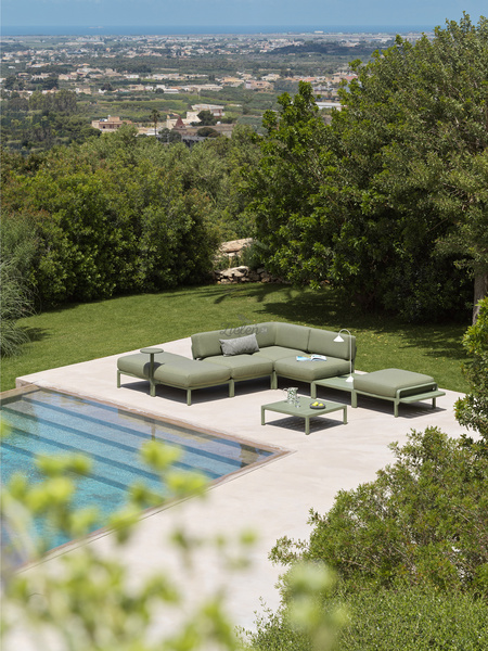 Sofa modułowa Nardi Maximo 5 Cactus + Canella Sunbrella