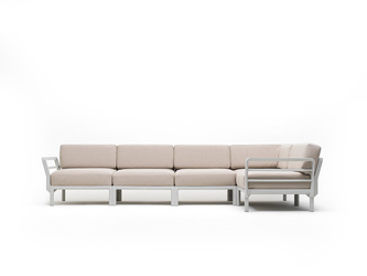 Sofa modułowa Nardi Maximo 5 Gesso + Perla Sunbrella