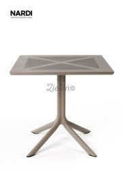 Stół kwadratowy Nardi Clipx 80 Tortora