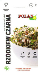 RZODKIEW CZARNA - Nasiona na kiełki Polan