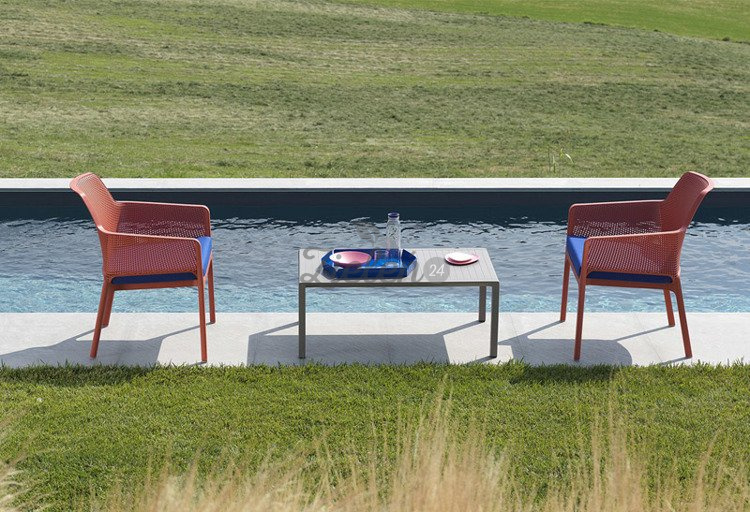 Fotel z podłokietnikami Nardi Net Relax Senape