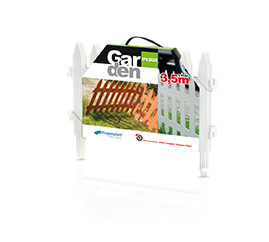 Płotek ogrodowy IPŁSU2 3,6m biały Prosperplast