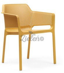 Fotel z podłokietnikami Nardi Net Senape