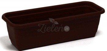 Skrzynka balkonowa Natura 50cm mokka Lamela