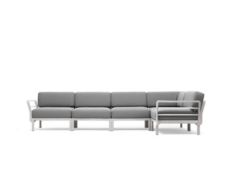 Sofa modułowa Nardi Maximo 5 Gesso + Lava Sunbrella