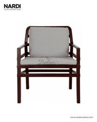 Fotel z poduszkami Nardi Aria Caffe Grigio