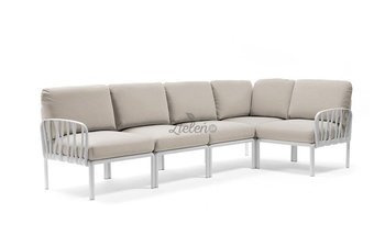 Sofa modułowa Nardi Komodo 5 Bianco Tech Panama
