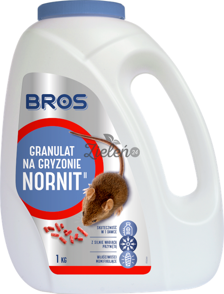 Granulat na gryzonie NORNIT 1kg Bros