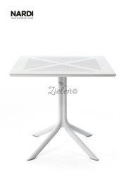 Stół kwadratowy Nardi Clipx 80 Bianco