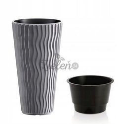 Donica Prosperplast Sandy Slim Szary Kamienny 300