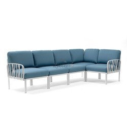 Sofa modułowa Nardi Komodo 5 Bianco acrilico Adriatic Sunbrella