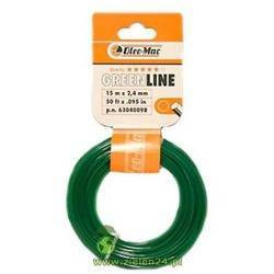Żyłka tnąca Greenline gwiazdka 2,4mm 15mb Oleo-Mac