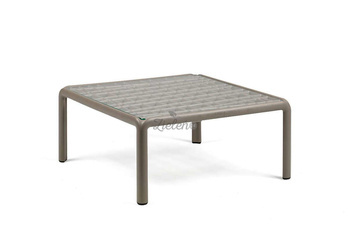 Stolik Nardi Komodo Tavolino Vetro Tortora