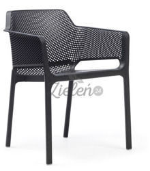 Fotel z podłokietnikami Nardi Net Antracite