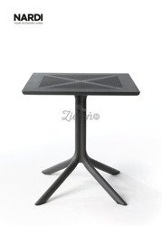 Stół kwadratowy Nardi Clipx 70 Antracite
