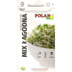MIESZANKA ŁAGODNA - Nasiona na kiełki Polan