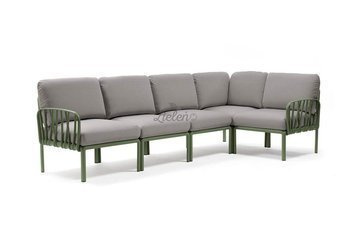 Sofa modułowa Nardi Komodo 5 Agave acrilico Grigio