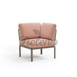 Moduł narożny zestawu Nardi Komodo Tortora acrilico Rosa Quarzo