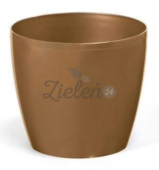 Donica Magnolia 300mm złoty metalik Lamela