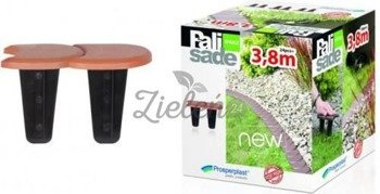 Palisada ogrodowa Płaska 3,8m terakota Prosperplast