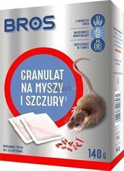 Trutka na myszy i szczury - granulat 140g Bros
