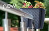 Donica na balustradę Ratolla Railing Square 280mm mocca