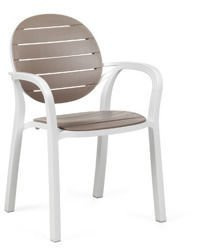 Krzesło ogrodowe Nardi Palma Bianco Tortora