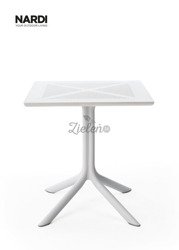 Stół kwadratowy Nardi Clipx 70 Bianco