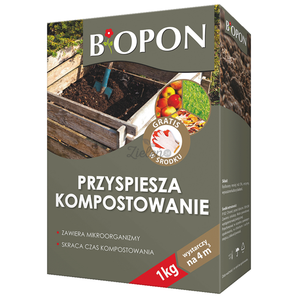 Preparat przyspieszający kompostowanie Biopon 1 kg