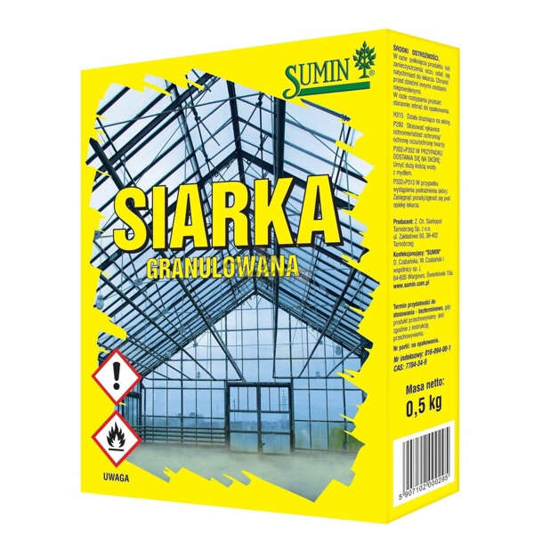 Siarka granulowana 500g